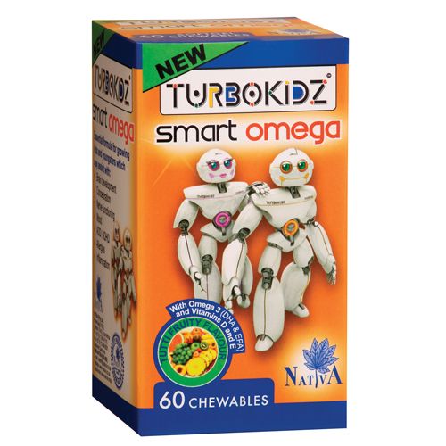 Nativa Turbokidz Smart Omega Chews Tutti Fruity 60s