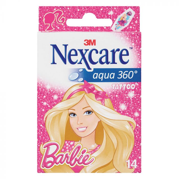 Nexcare Barbie Waterproof Plasters 14's