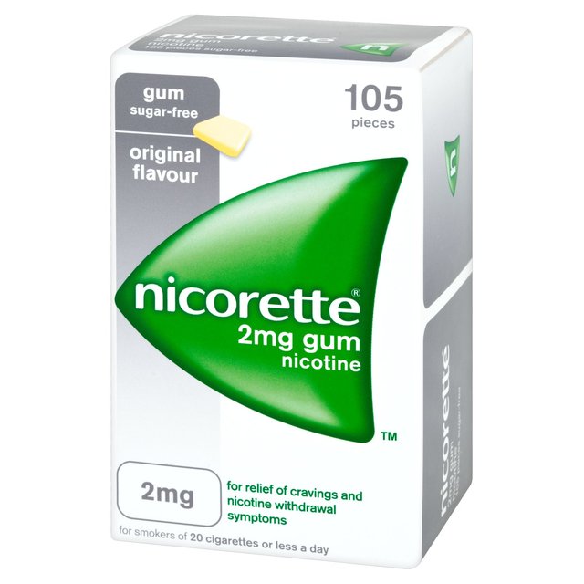 Nicorette 2Mg Gum 105s