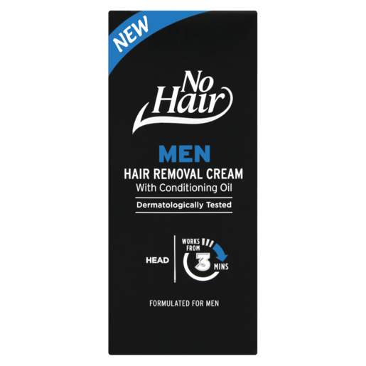 No Hair Men Hair Removal Cream With Conditioning Oil 50ml