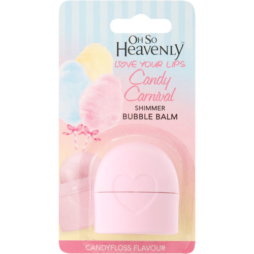 Oh So Heavenly Love Your Lips Bubble Lip Balm Candy Floss 8g