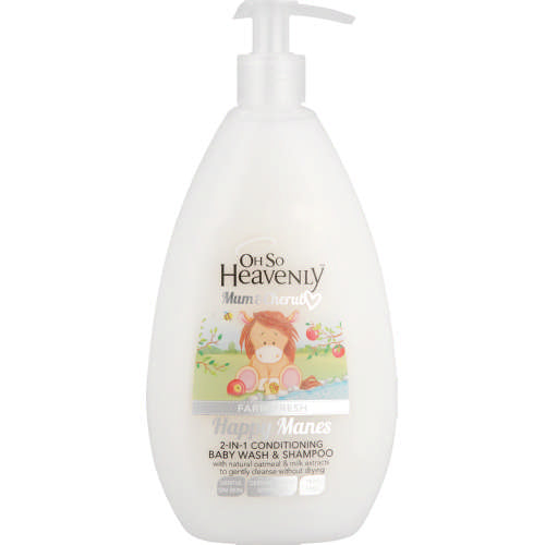 Oh So Heavenly Mum & Cherub Happy Manes 2-In-1 Wash And Shampoo 500ml