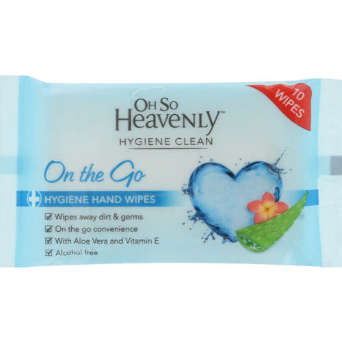 Oh So Heavenly On the go Hygiene Hand wipes 10s