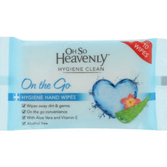 Oh So Heavenly On the go Hygiene Hand wipes 10s