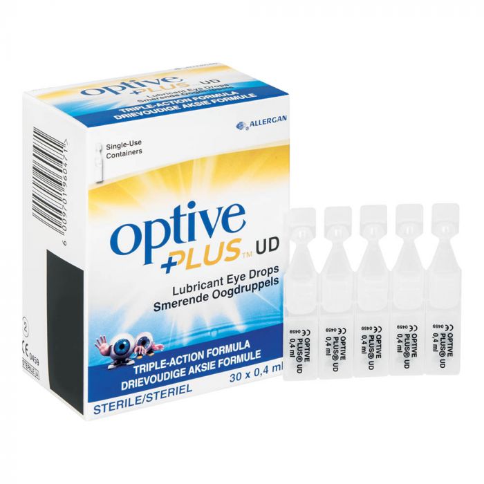 Optive Plus Ud Eye Drops 30 x 0.4ml