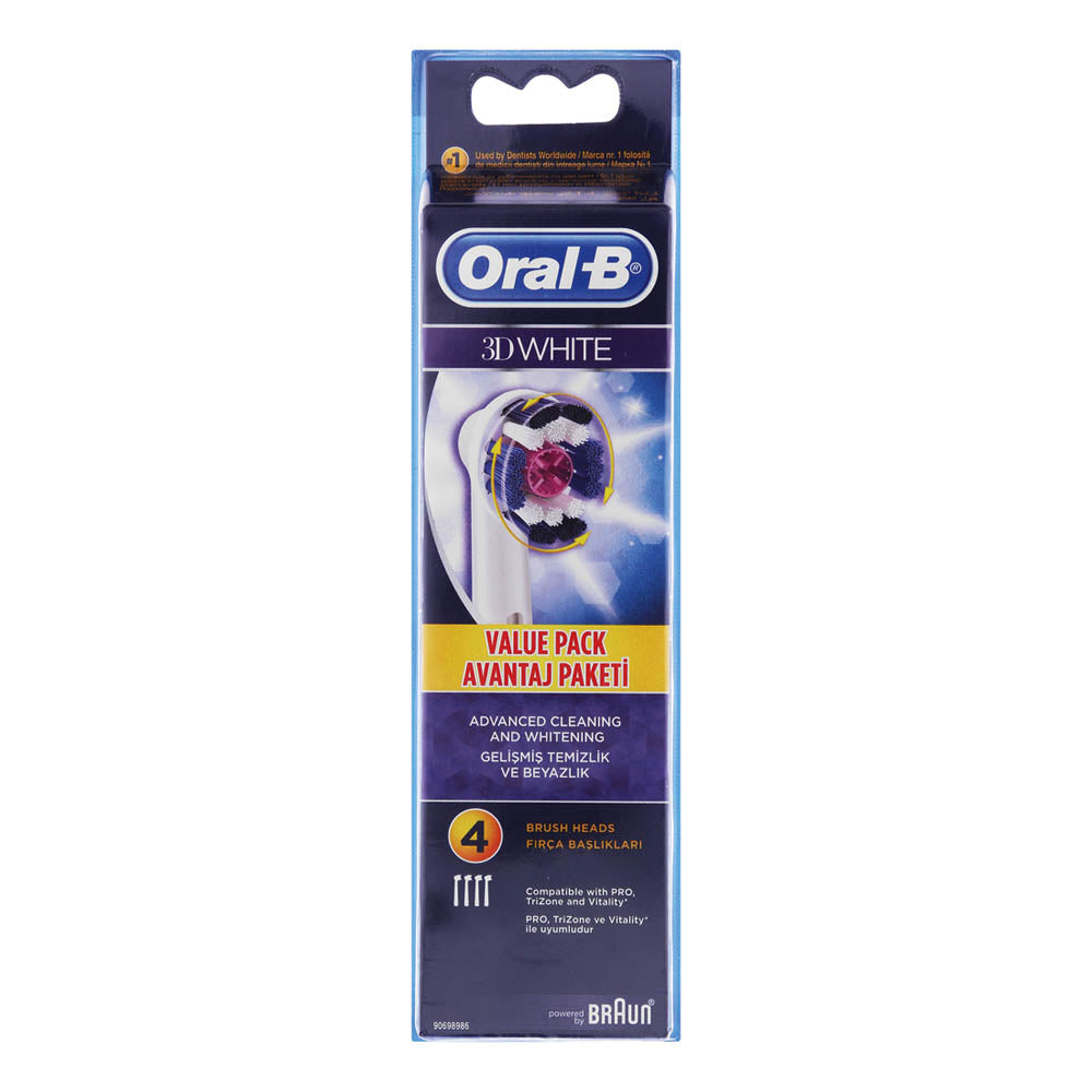 Oral B B Head Eb 18 - 4 3d White