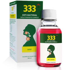 333 Oral Throat Gargle 200ml Mint