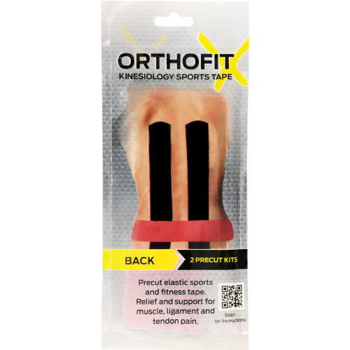 Orthofit Back Kinesiology Sports Tape 2 Precut Kits