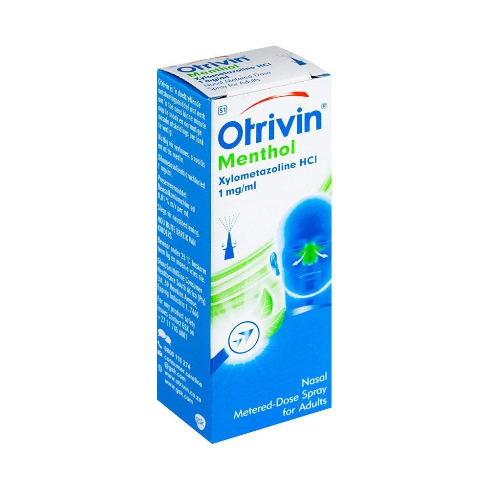 Otrivin Meter Spray 10ml Adult Menthol