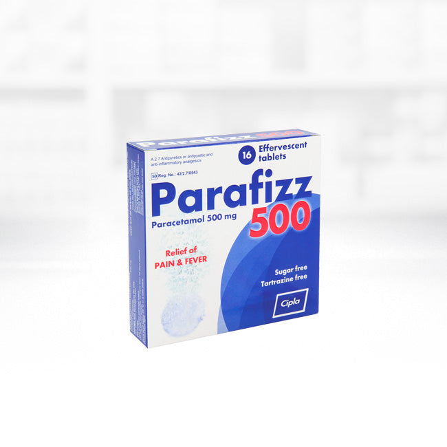 Parafizz Co 500mg Effervescent Tablets 20s