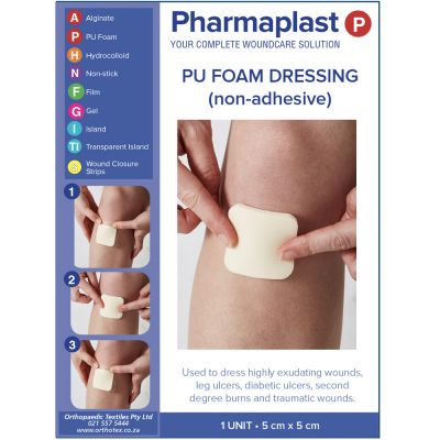 Pharmaplast P Dressing 5x5cm Single