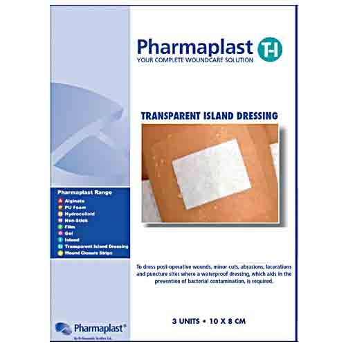 Pharmaplast Transparent 10x8cm 3`s