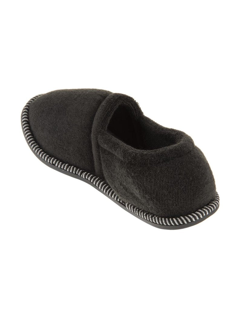 Plain Stokie Slippers Black (Size 12-6) Older Boy