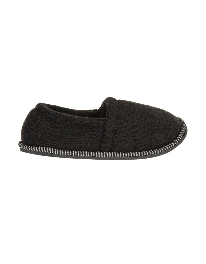 Plain Stokie Slippers Black (Size 12-6) Older Boy