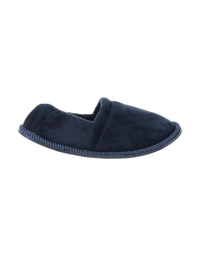 Plush Stokie Slippers Navy (Size 4-13) Younger Boy