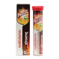 Plusssz Effervescent Tabs Ginseng 20's
