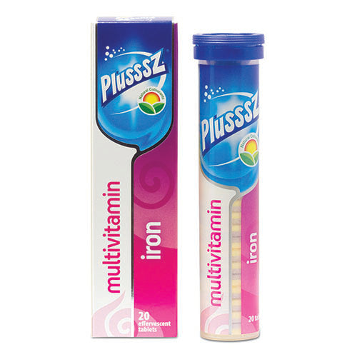 Plusssz Effervescent Tabs Iron 20's