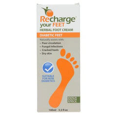 Recharge Diabetic Foot Cream 100ml