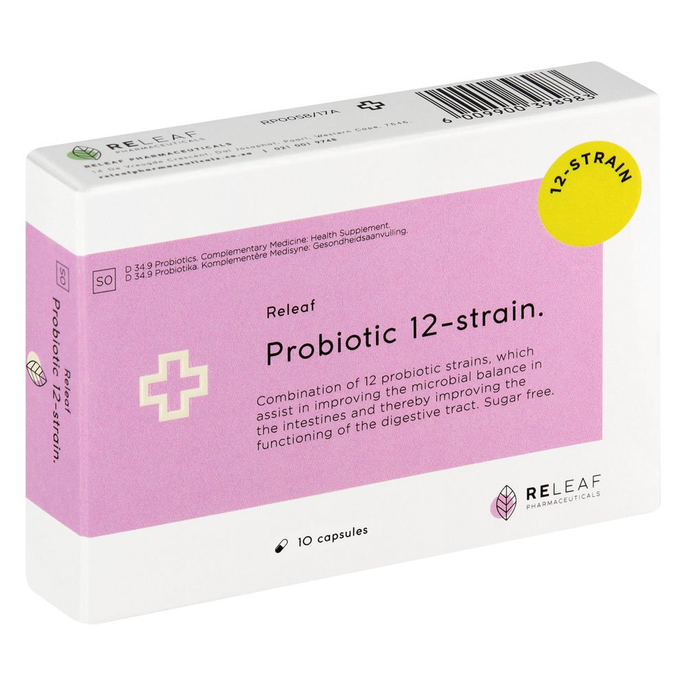 Releaf Probiotic 12 Strains Capsules 10's