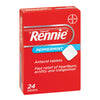 Rennie Antacid Peppermint 24 Tabs