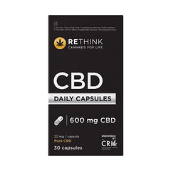 Rethink Cbd Daily Caps 600mg 30's