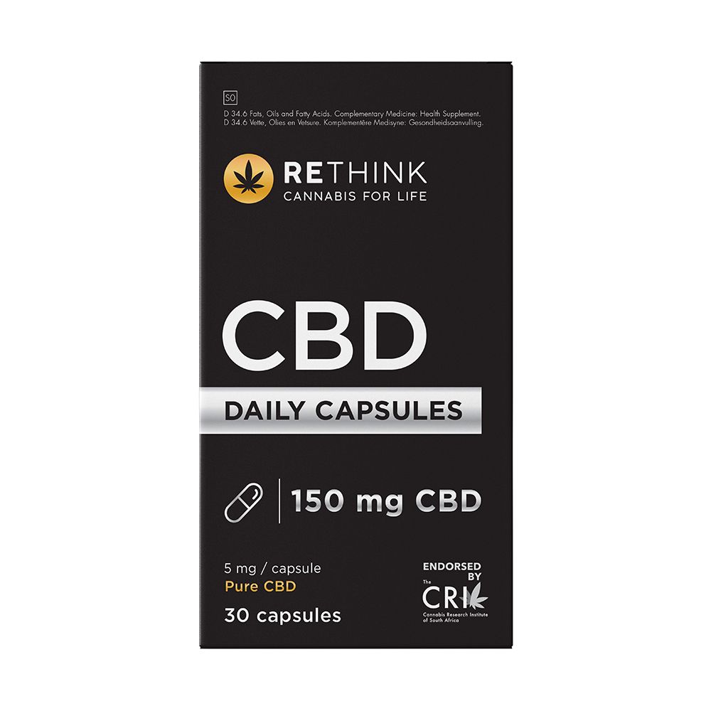 Rethink Cbd Daily Capsules 150mg