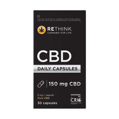 Rethink Cbd Daily Capsules 150mg