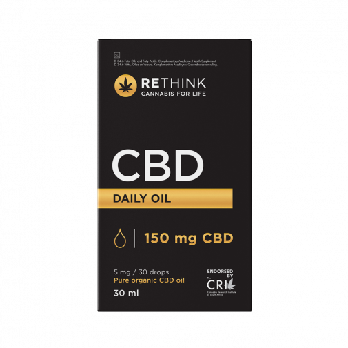 Rethink Cbd Daily Oil 150mg 30ml