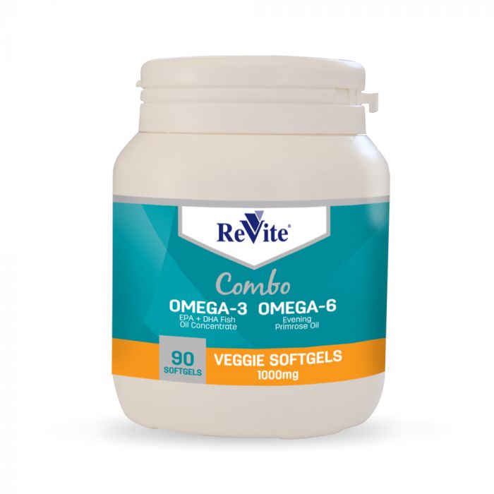 Revite Organo Omega 3 & 6 Softgel Combo 90 Tablets