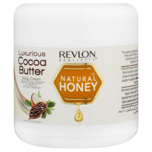 Revlon Realistic Natural Honey Body Cream 500ml