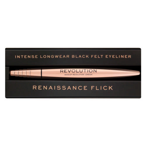 Revolution Renaissance Flick Intense Longwear Felt Eyeliner Black 0.8g