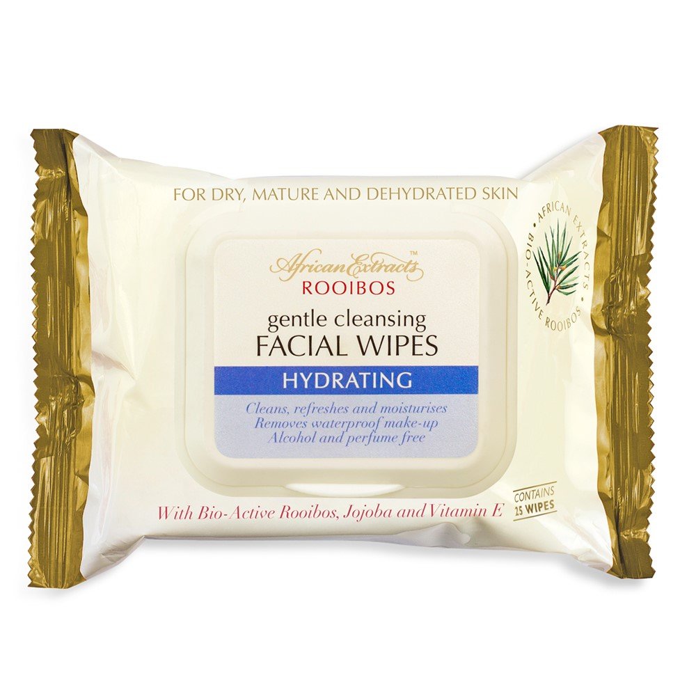 Rooibos Gentle Cleansing Facial Wipes Hydrating 25's