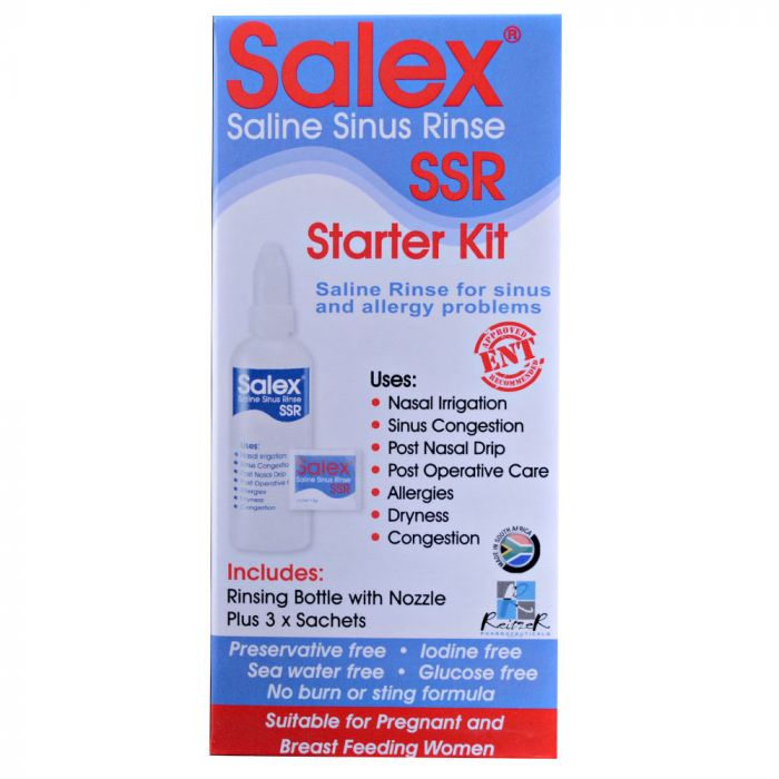 Salex Saline Sinus Rinse Starter Kit ZimSeller Pharmacy