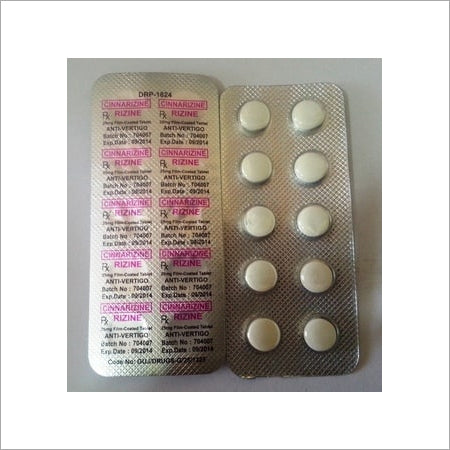 Sandoz-Cinnarizine 25mg Tablets 10 Tablets