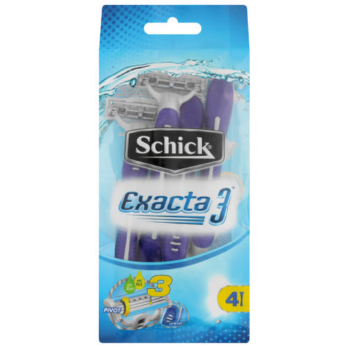 Schick Exacta 3 Ladies Disposable 4's