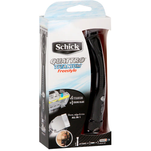 Schick Quattro Titanium Freestyle Razor For Men