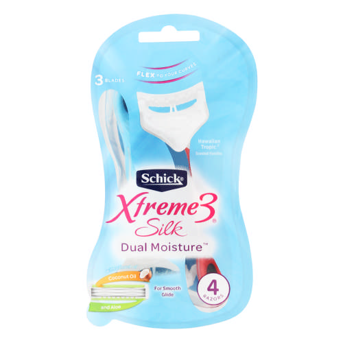 Schick Xtreme 3 Hawaiian Tropical Disposable Razors for Woman