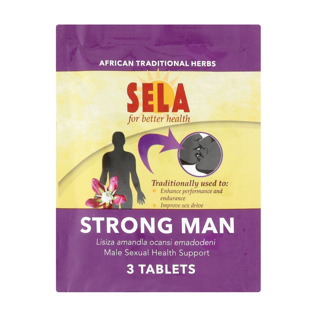 Sela Strongman Tabs Sachets 3's