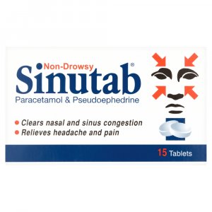 Sinutab Sinus Pain Non-Drowsy Tablets 10s