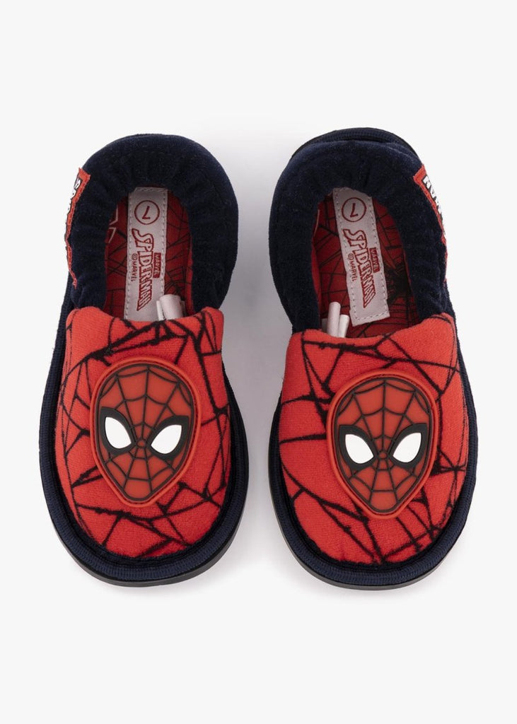 Spider-Man Stokie Slippers Red (Size 4-13) Younger Boy