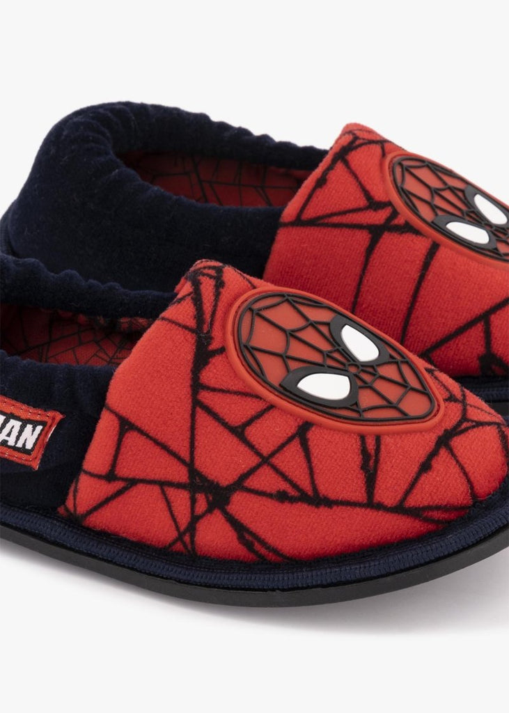 Spider-Man Stokie Slippers Red (Size 4-13) Younger Boy