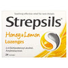 Strepsils Lozenges Honey & Lemon 24's