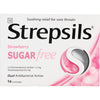 Strepsils Lozenges Stawberry Sugar Free 16's