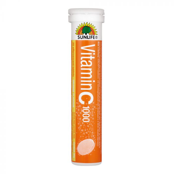Sunlife Vitamin C 180mg 20 Eff Tabs
