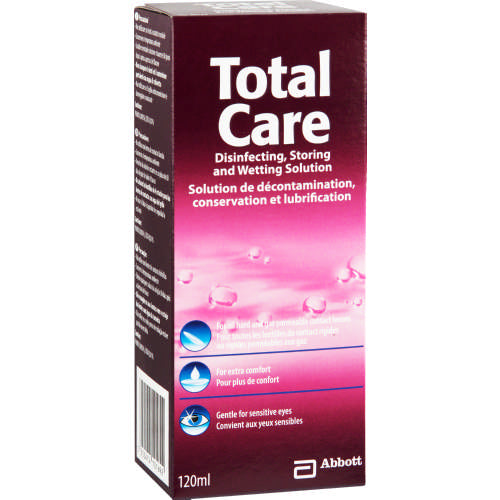 Total Care Disinfecting, Storing and Wetting Contact Solution 120ml