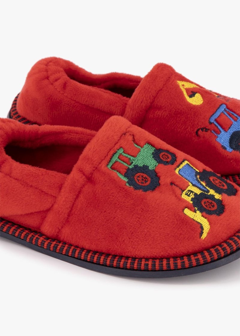 Boys tractor online slippers