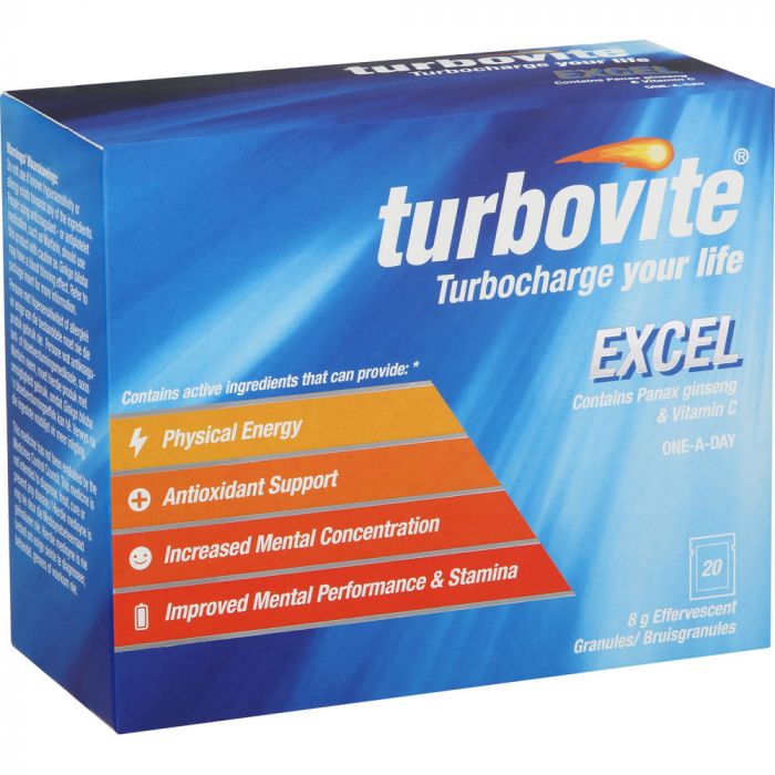 Turbovite Excel 20 Sachets