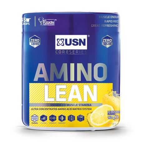 USN Amino Lean Enhanced Muscle Stamina - Lemonade 160g