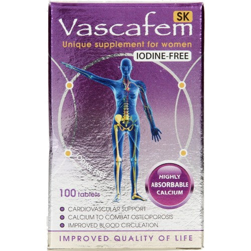 Vascafem Sk Iodine Free 100 Tablets