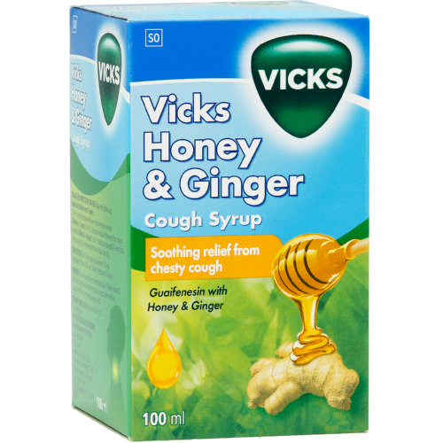 Vicks Cough Syrup Honey & Ginger 100ml